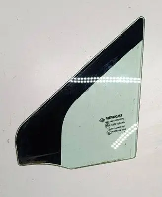Renault Scenic III - Grand scenic III Front door window glass four-door 43R00049 DOT24M25AS2 E000255