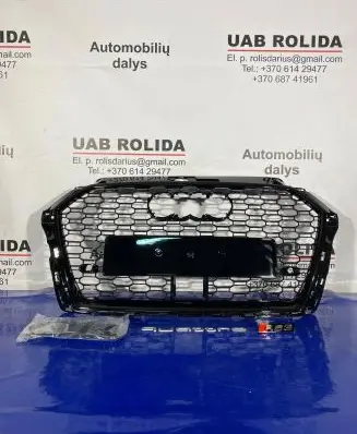 Audi A3 S3 8V Front bumper upper radiator grill