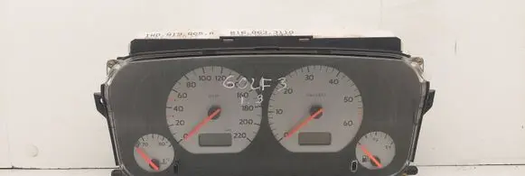 Volkswagen Golf III Speedometer (instrument cluster) 1H0919865A 6160633110 2297150229