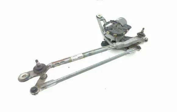 Front wiper linkage and motor