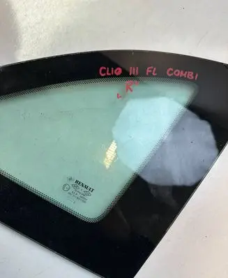 Renault Clio III Front vent window/glass (coupe) 43R00097
