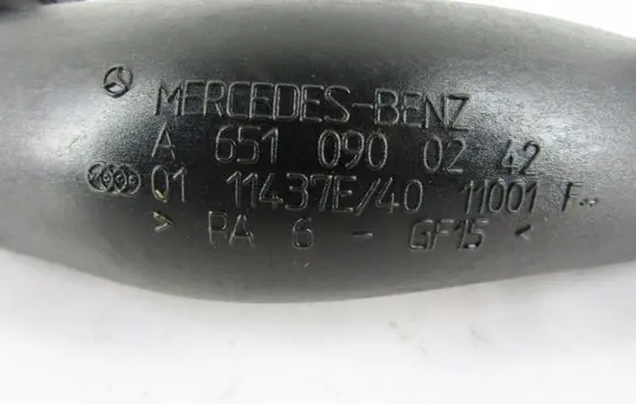 Mercedes-Benz E W212 Intercooler air channel guide a6510900242