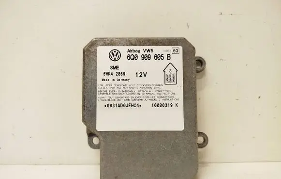Audi A6 S6 C5 4B Airbag control unit/module 6Q0909605B 10000319K 5WK42869