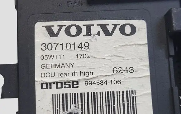 Volvo V50 Rear door window regulator motor 30710149 992764100