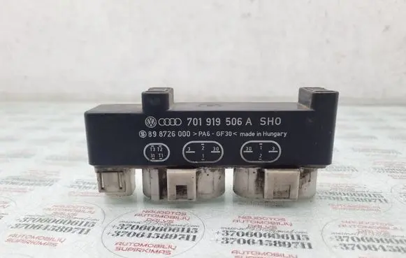 Volkswagen Sharan Coolant fan relay 701919506A