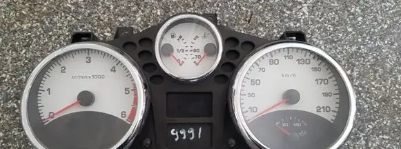 Peugeot 207 Speedometer (instrument cluster) 9662904980