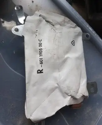 Front door airbag