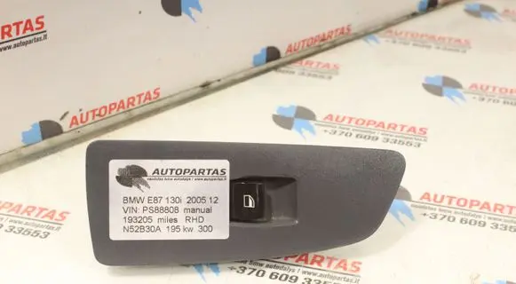 BMW 1 E81 E87 Electric window control switch 6970230