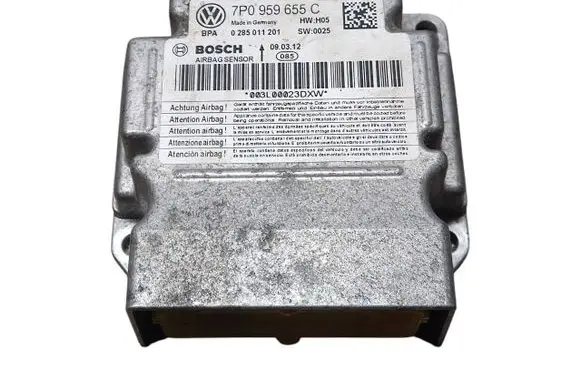 Volkswagen Touareg II Airbag control unit/module 7P0959655C 0285011201