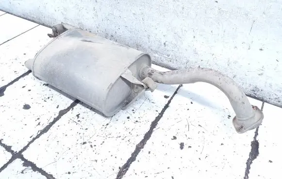 Toyota Corolla Verso E121 Rear muffler/silencer tail pipe 12706