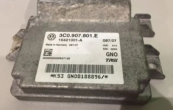 Volkswagen PASSAT B6 Hand brake control module 3C0907801E 16421001A K53GN001188896