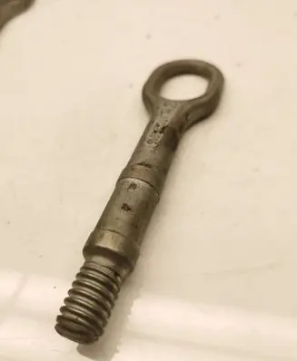 Towing hook eye