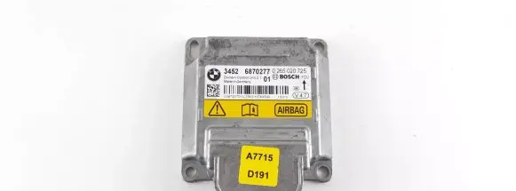 BMW X5 F15 Airbag control unit/module 6870277 34526870277 0265020725