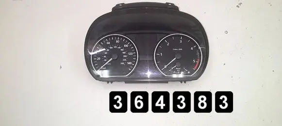 BMW 1 E81 E87 Speedometer (instrument cluster) 102498251