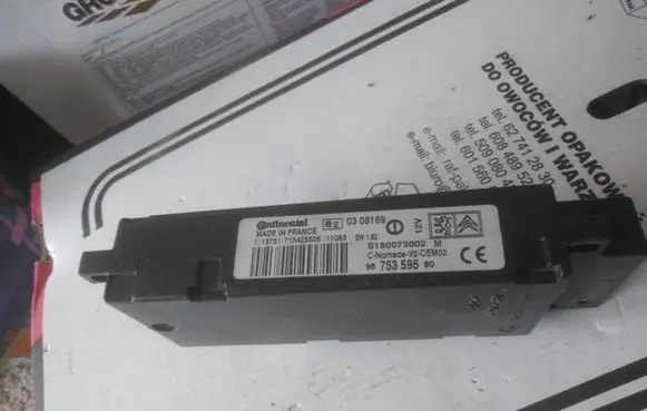 Citroen C4 I Picasso Bluetooth control unit module 9675359580