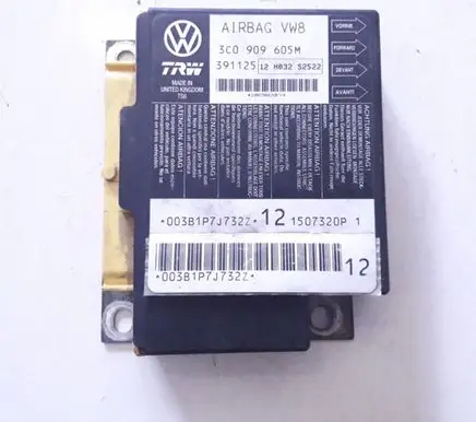 Volkswagen PASSAT B6 Airbag control unit/module 3C0909605M