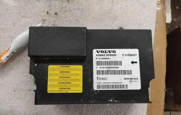 Volvo S80 Airbag control unit/module 31288291 28401881023 010100200039