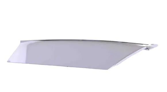 Front bumper splitter molding