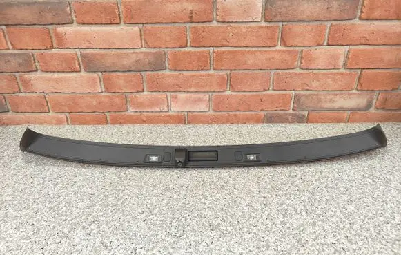 Trunk door license plate light bar