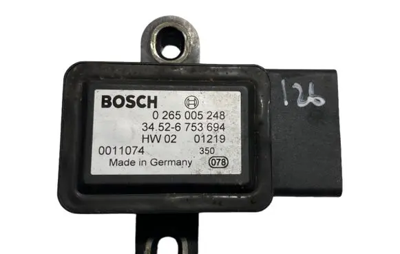 BMW 5 E39 ESP acceleration yaw rate sensor 6753694 34526753694 0265005248