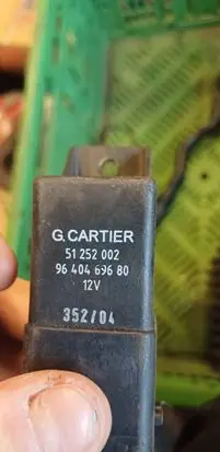 Fiat Scudo Glow plug pre-heat relay 9640469680 51252002