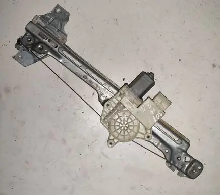 Peugeot 308 Rear door window regulator with motor 9678189980