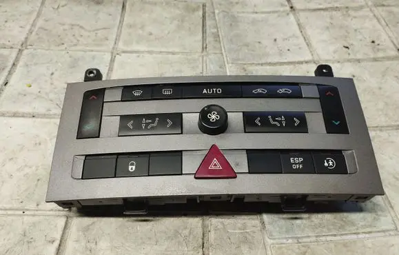 Peugeot 407 Climate control unit 96573322YW 96470290XT 96470287XT