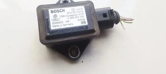 Audi A4 S4 B6 8E 8H ESP acceleration yaw rate sensor 8E0907637A 0265005245