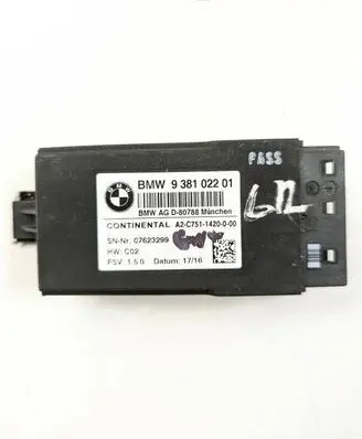 BMW 7 G11 G12 Seat control module 9381022 07623299 A2C7511420000