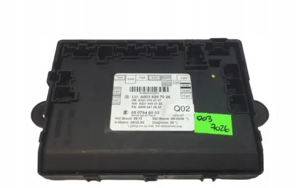 Mercedes-Benz S W221 Door control unit/module A0038207026