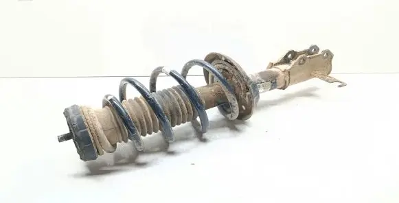 Front shock absorber with coil spring
