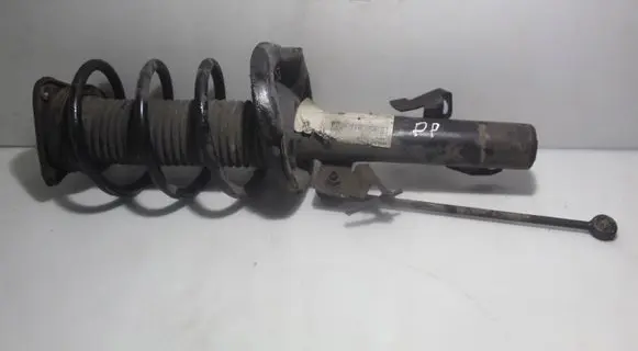 Front shock absorber with coil spring