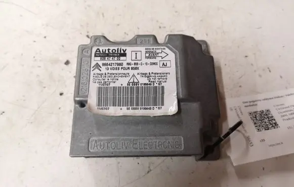 Citroen C4 Grand Picasso Airbag control unit/module 9664217980 606474700