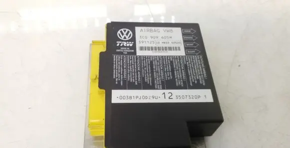 Volkswagen PASSAT B6 Airbag control unit/module 3C0909605M 391125 12H032S2522