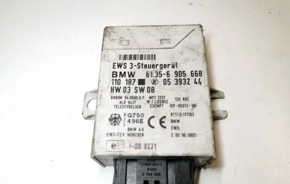BMW 3 E46 Immobilizer control unit/module 6905668 61356905668
