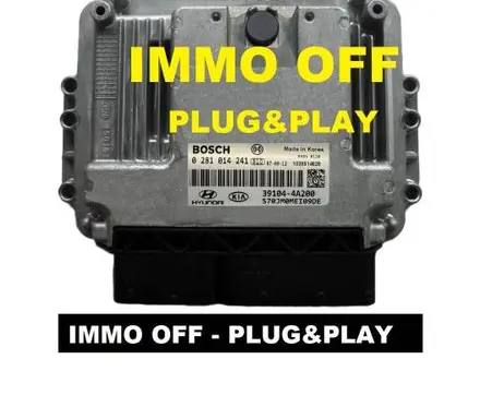 KIA Sportage Engine control unit/module ECU 0281014241 391044A200