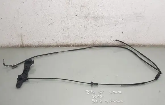 BMW 5 GT F07 Engine bonnet/hood lock release cable 