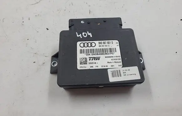 Audi A4 S4 B8 8K Hand brake control module 8K0907801D 0108L060X8 C6018Z890AV