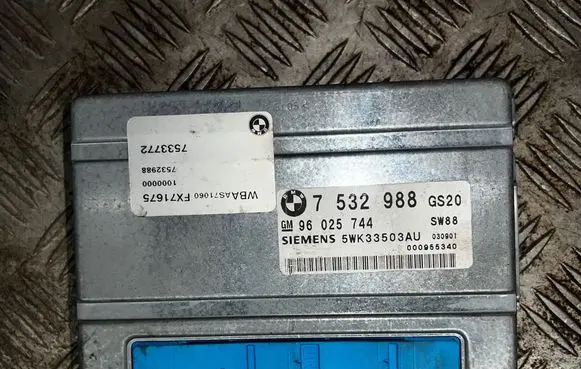 BMW 3 E46 Gearbox control unit/module 7532988 96025744 5WK33503AU