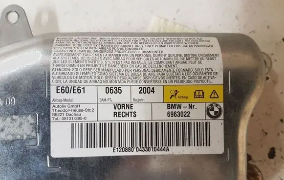 BMW 5 E60 E61 Front door airbag 601190400E 6963022