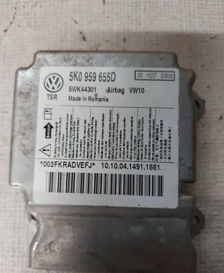 Volkswagen Golf VI Airbag control unit/module 5K0959655D