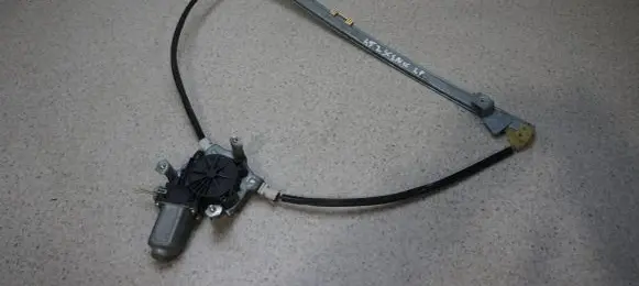 Renault Scenic RX Front door window regulator with motor 400733B 114145