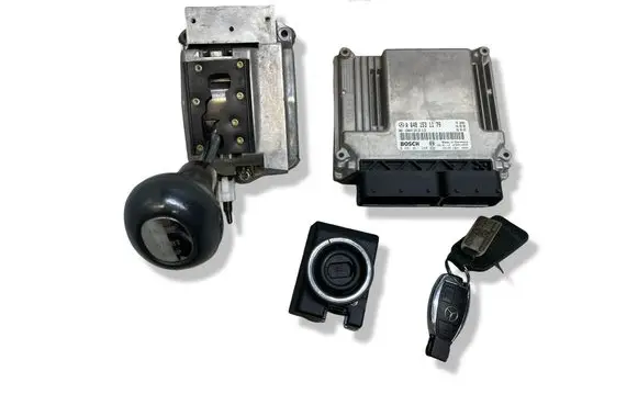 Mercedes-Benz S W220 Engine ECU kit and lock set A6481531179 1039S14059 0281011348