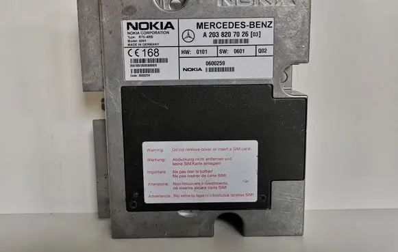 Mercedes-Benz C W203 Phone control unit/module A2038207026