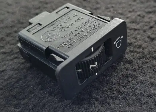 Mini One - Cooper R50 - 53 Headlight level height control switch 61318360460 259160D 21323000