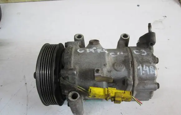 Citroen C3 Air conditioning (A/C) compressor (pump) 9655191680