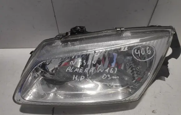 Nissan Almera N16 Headlight/headlamp 89003331