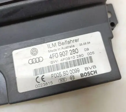 Audi A6 S6 C6 4F Other control units/modules 4F0907280 4F0910280 F005S00099