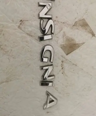 Opel Insignia B Rear loading door model letters 