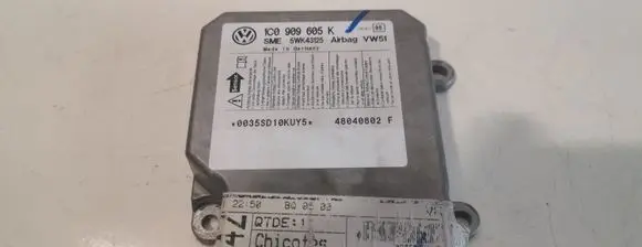 Volkswagen Fox Airbag control unit/module 1C0909605K 5WK43125 48040802F